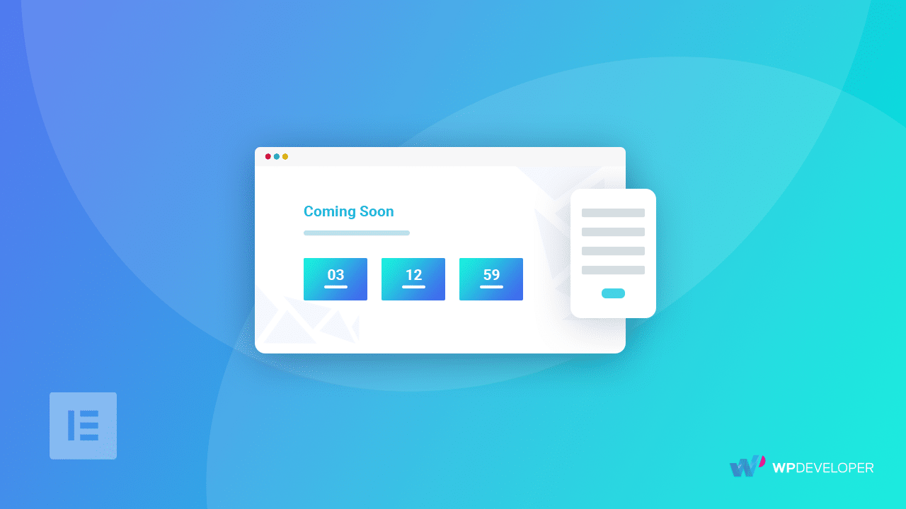 Create A Stunning Coming Soon Page In 5 Minutes With Elementor 