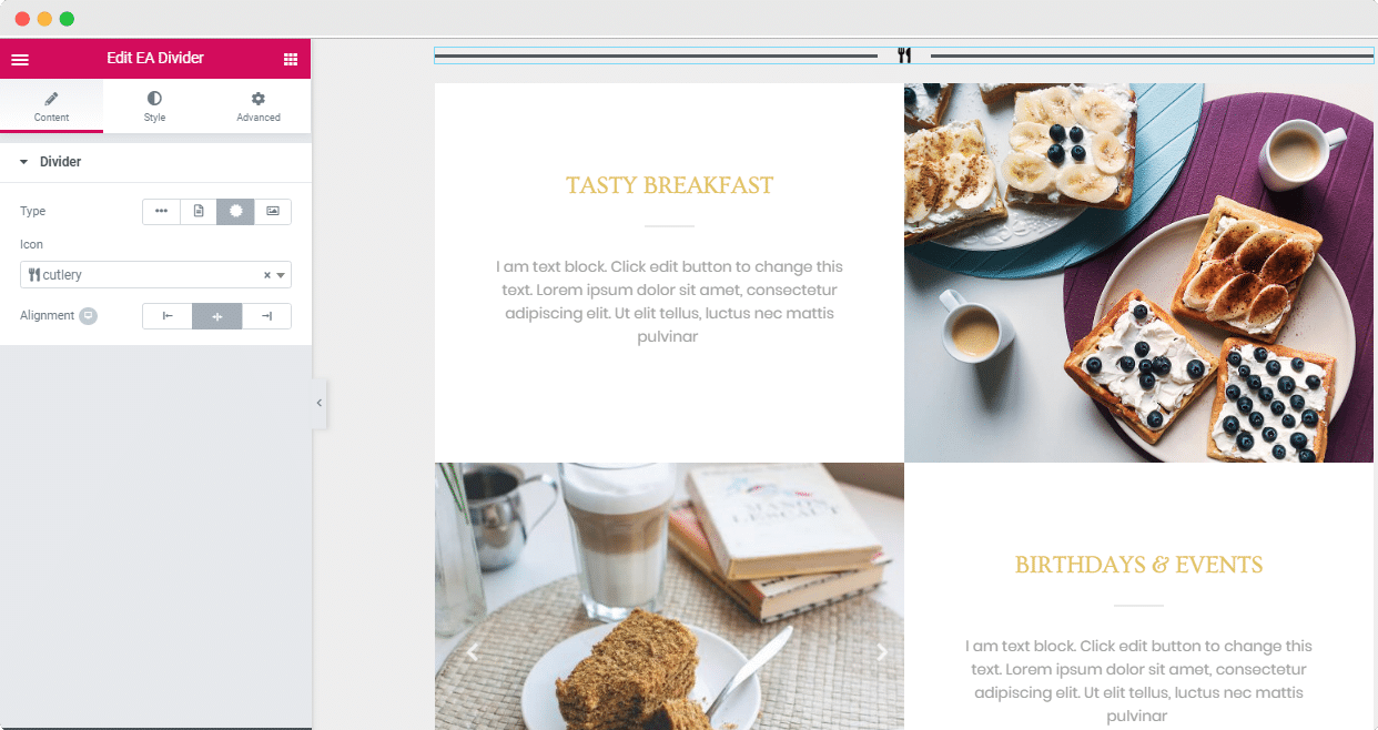 How To Separate Sections Using Shape Divider With Fancy Shape in