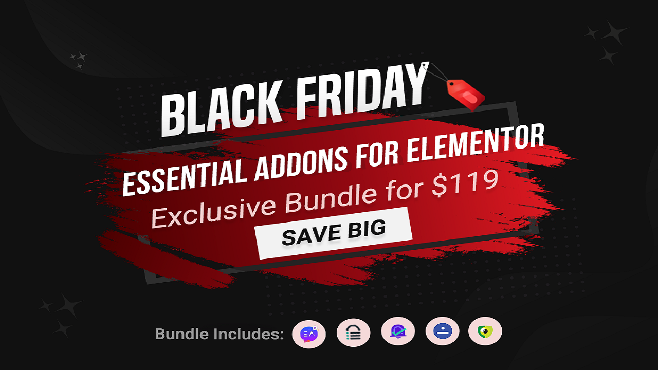 Black Friday Exclusive Bundle: Grab 4 Premium WordPress Plugins For FREE With EA for Elementor 6