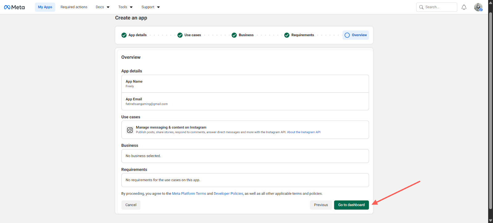 If all fit your requirements then tap ‘Go to dashboard’. Share Scheduled WordPress Posts