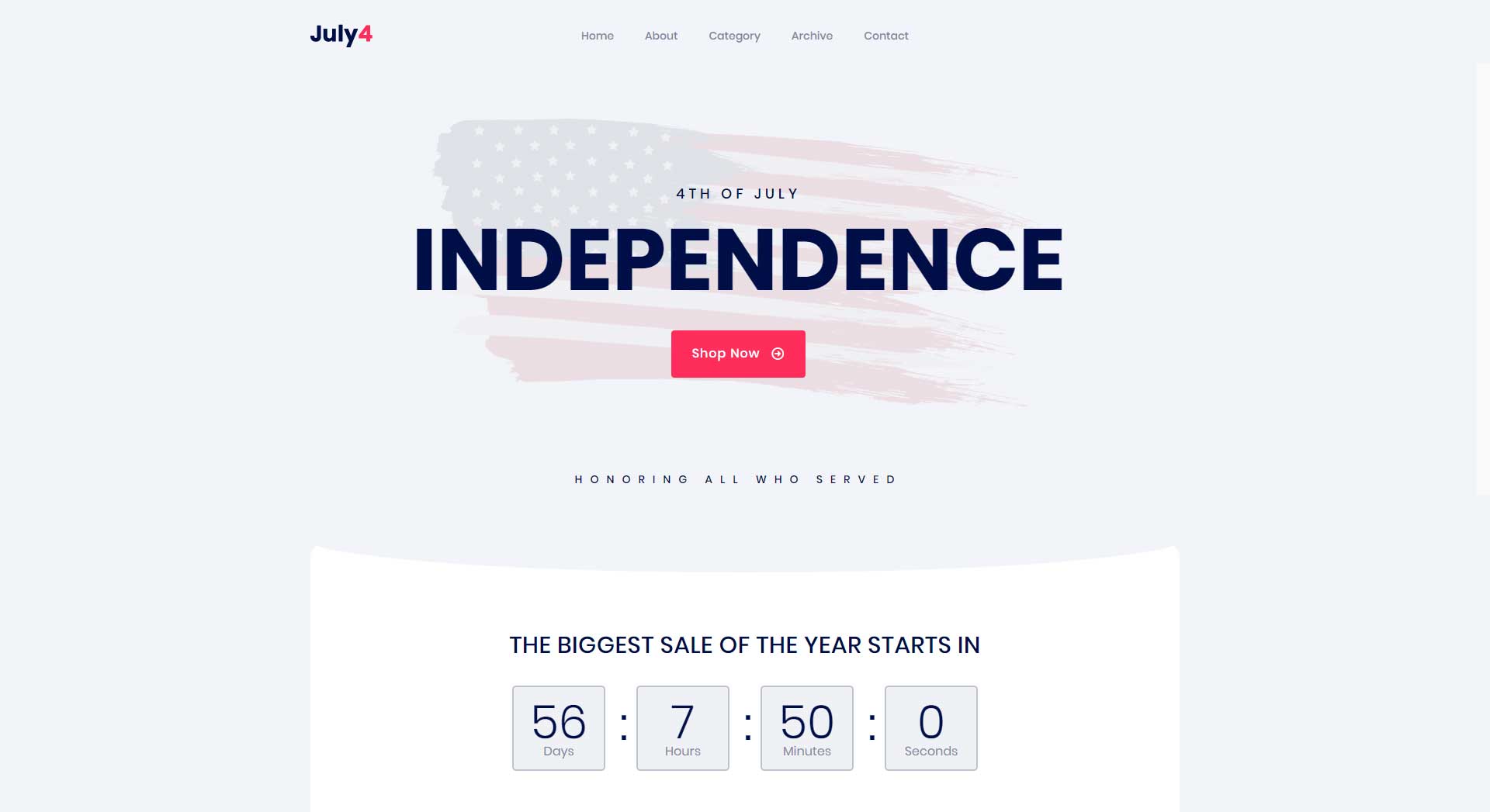 Independence Day Website
