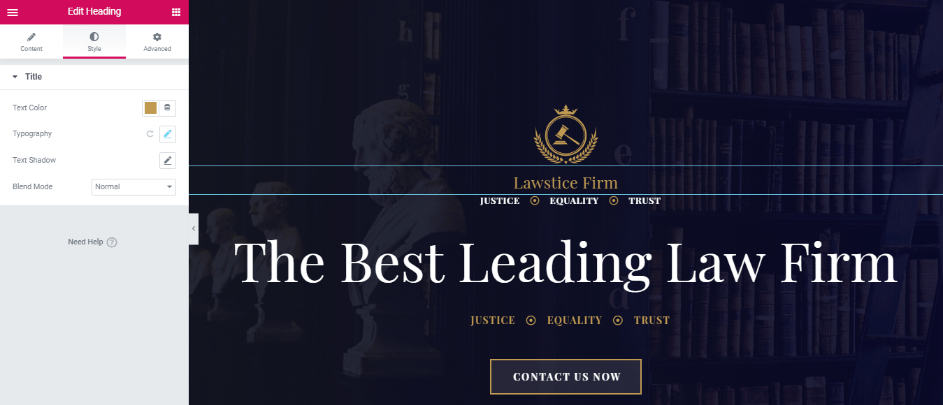 Law Firm Website Template