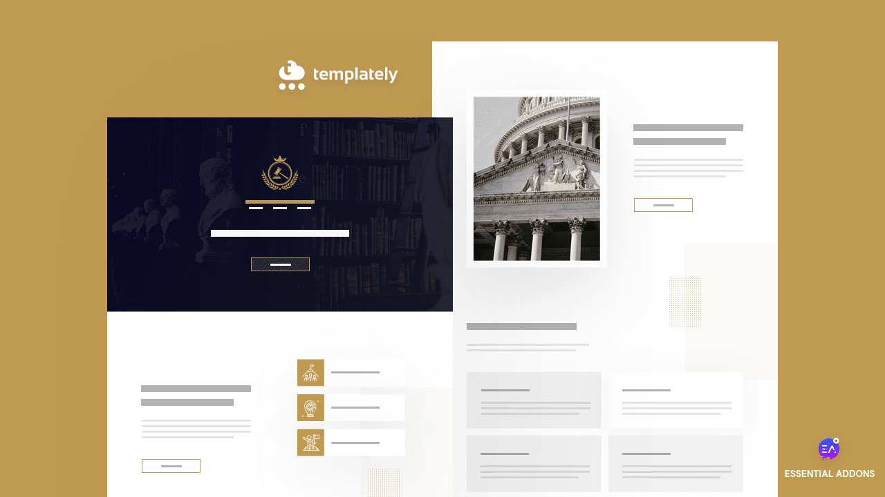 law firm web template