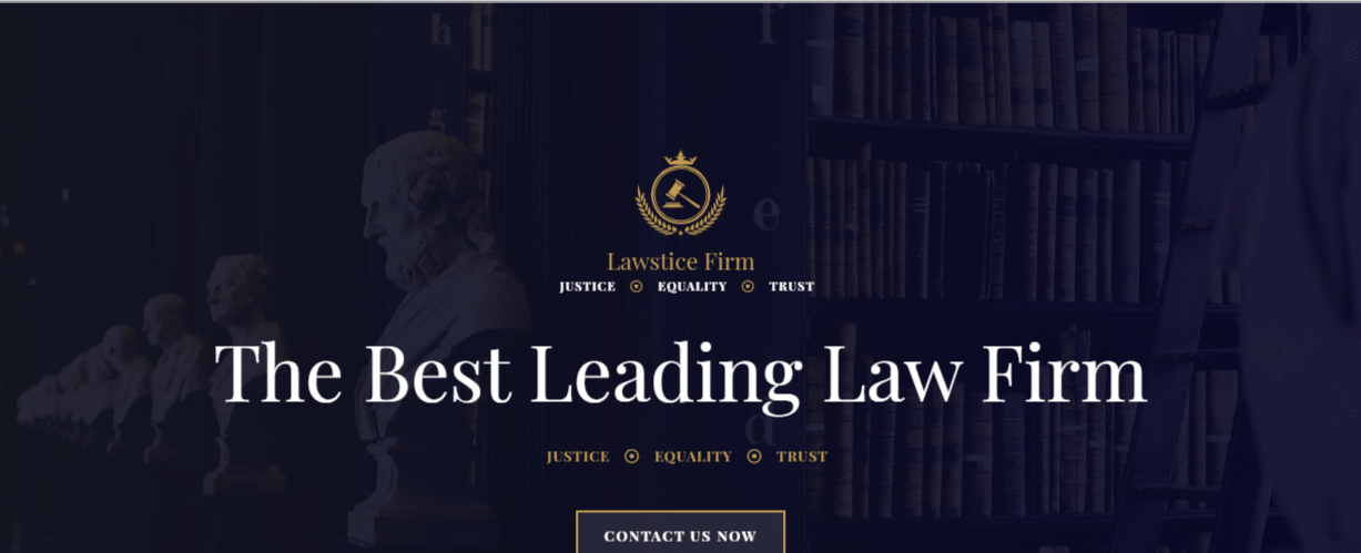 law firm web template