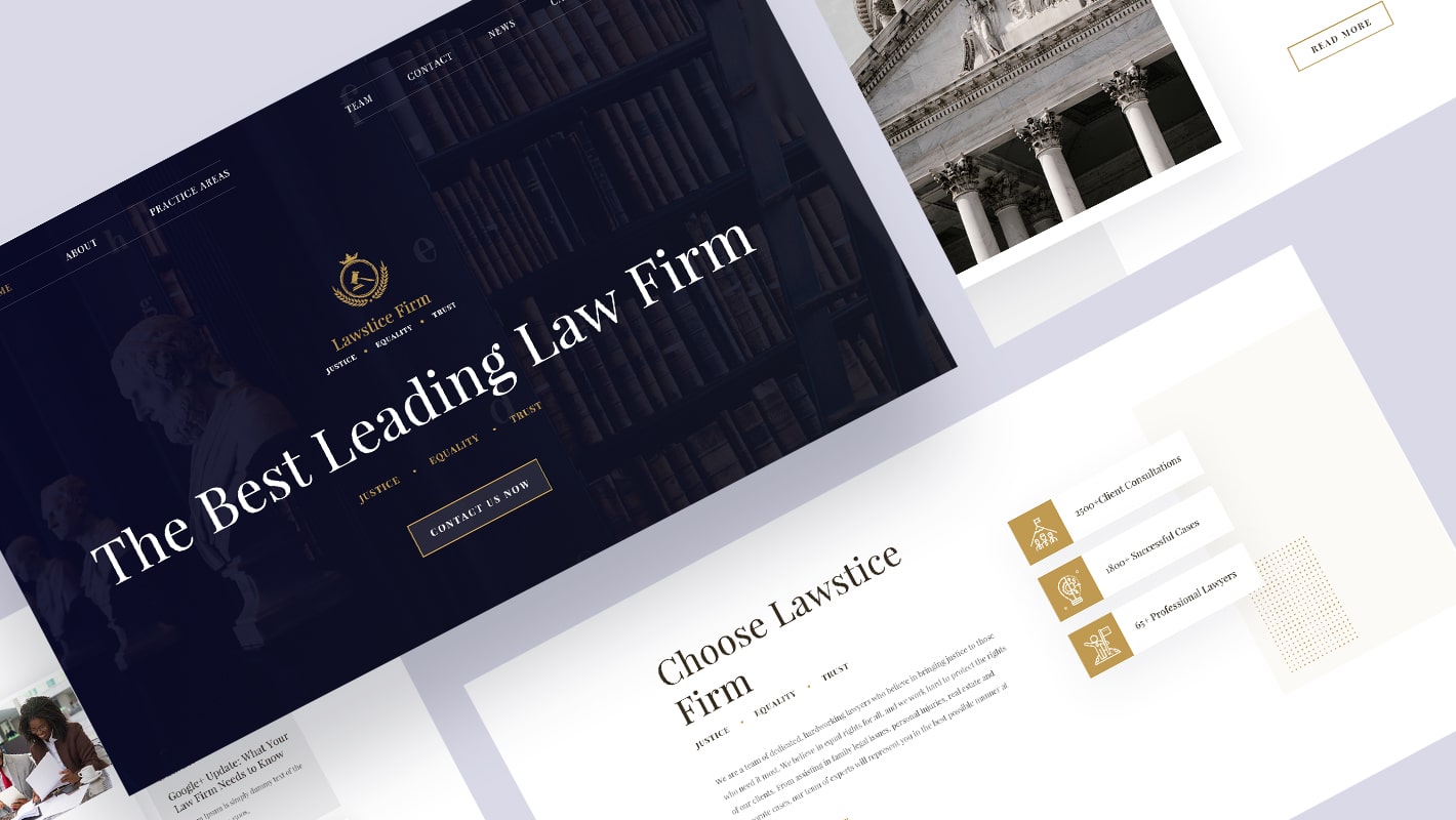 Law Firm Website Template