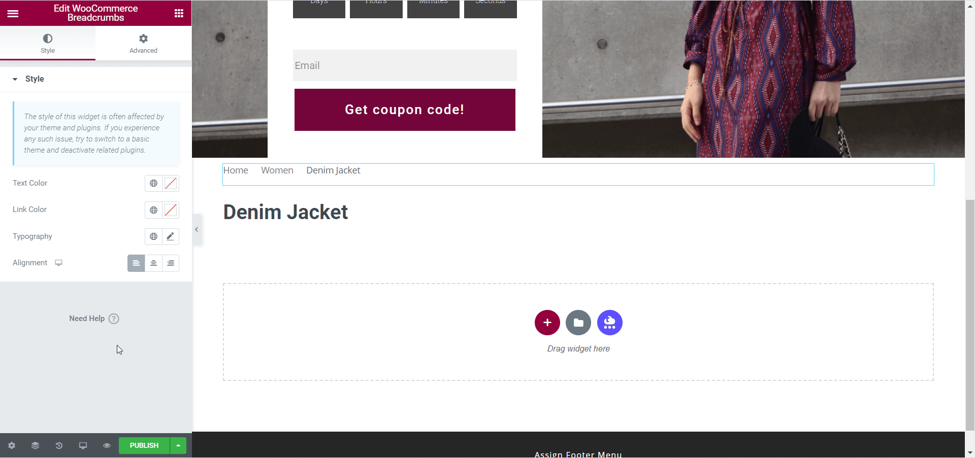 WooCommerce Product Page