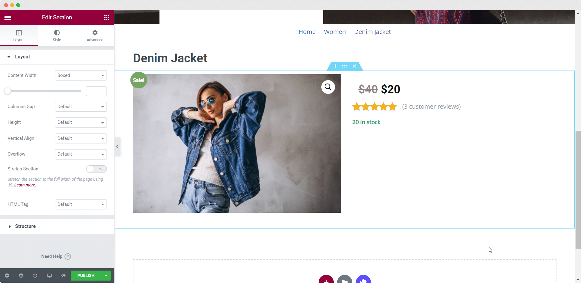 WooCommerce Product Page