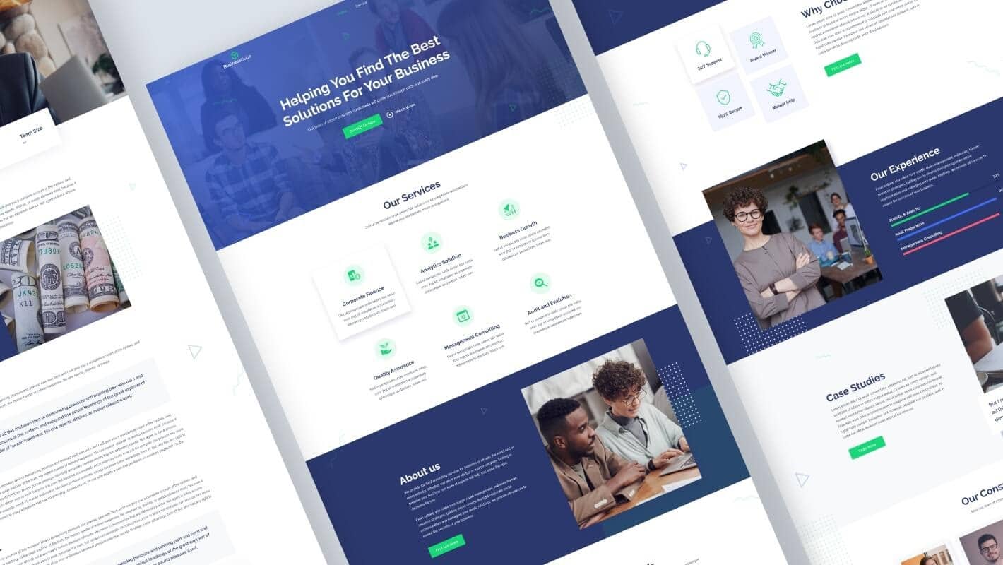 Business Cube Elementor Template Pack