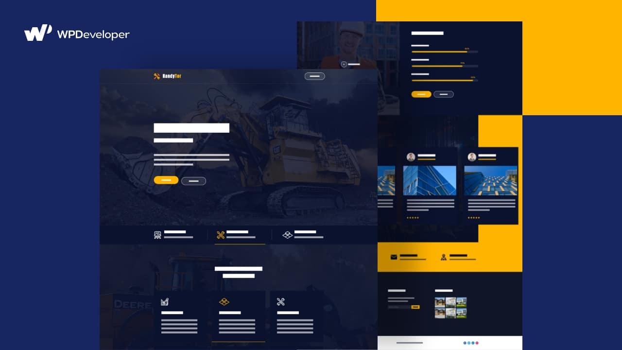 Construction Website Template