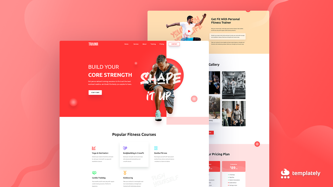 How To Create A Fitness Website With Elementor Ready Template - WPDeveloper