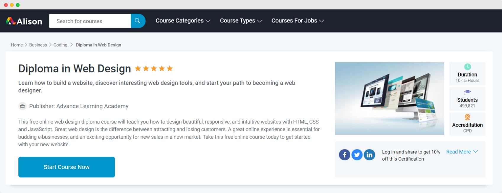 10 Best Web Design Courses Online That You Should Take in 2022 (Free & Advanced) 2