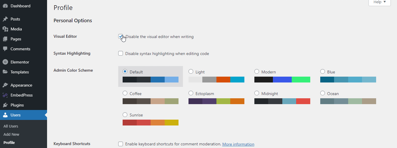 block editor not working