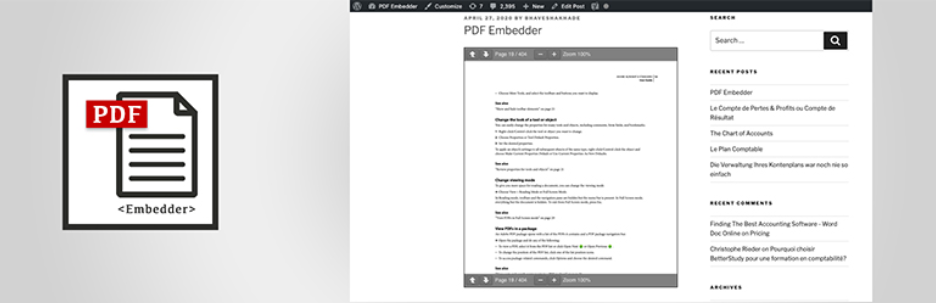 WordPress PDF viewer plugin