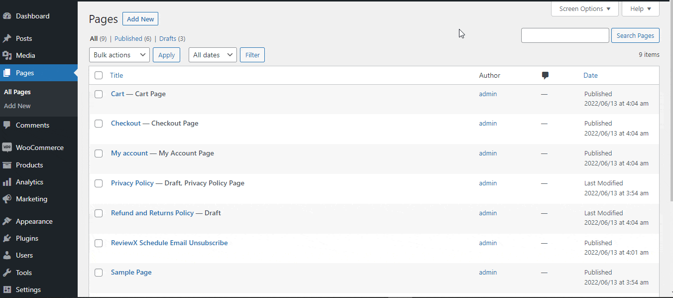 WooCommerce product grid