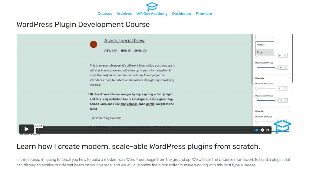 WordPress Plugin Development