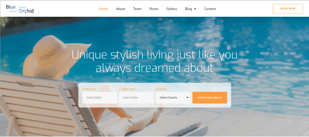 Best Hotel & Resorts Template For Elementor