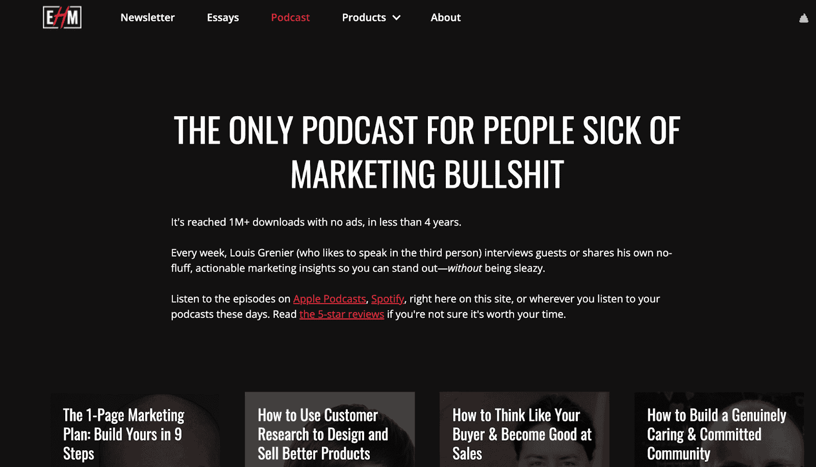 marketing podcast