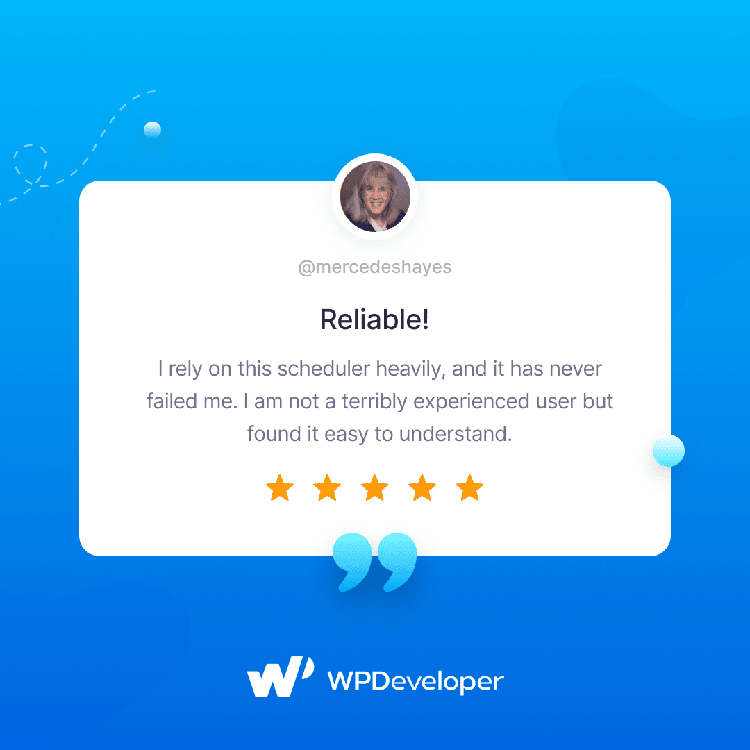 WPDeveloper Reviews & Testimonials - WPDeveloper WPDeveloper Reviews & Testimonials 73