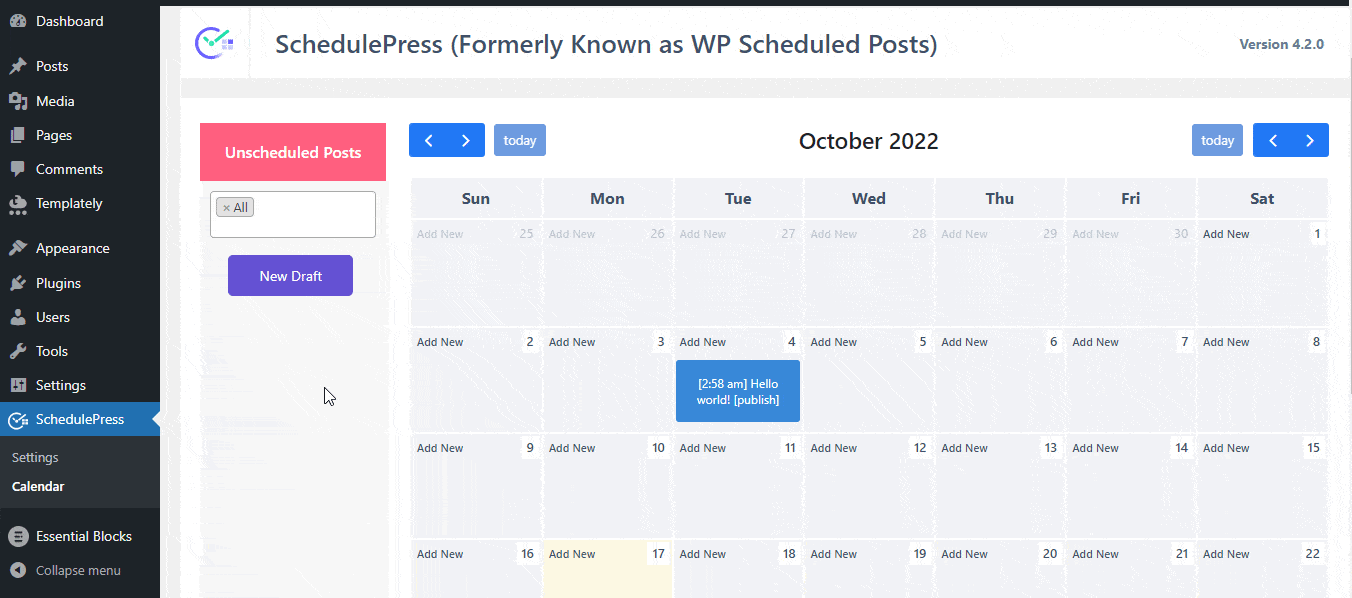 install and set up SchedulePress install and set up SchedulePress