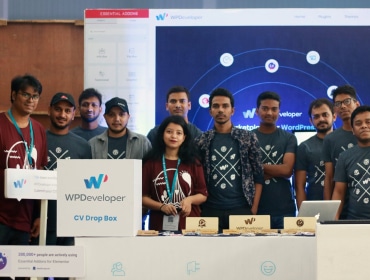 WPDeveloper Stall At WordCamp  Dhaka 2019