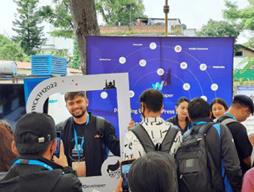 WordCamp Nepal 2022: Fully Packed WPDeveloper Booth