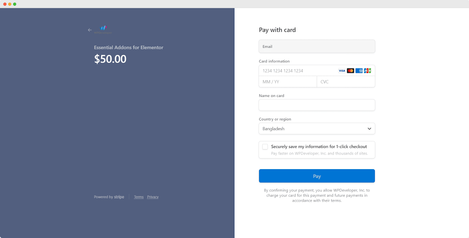 Using a Payment Method