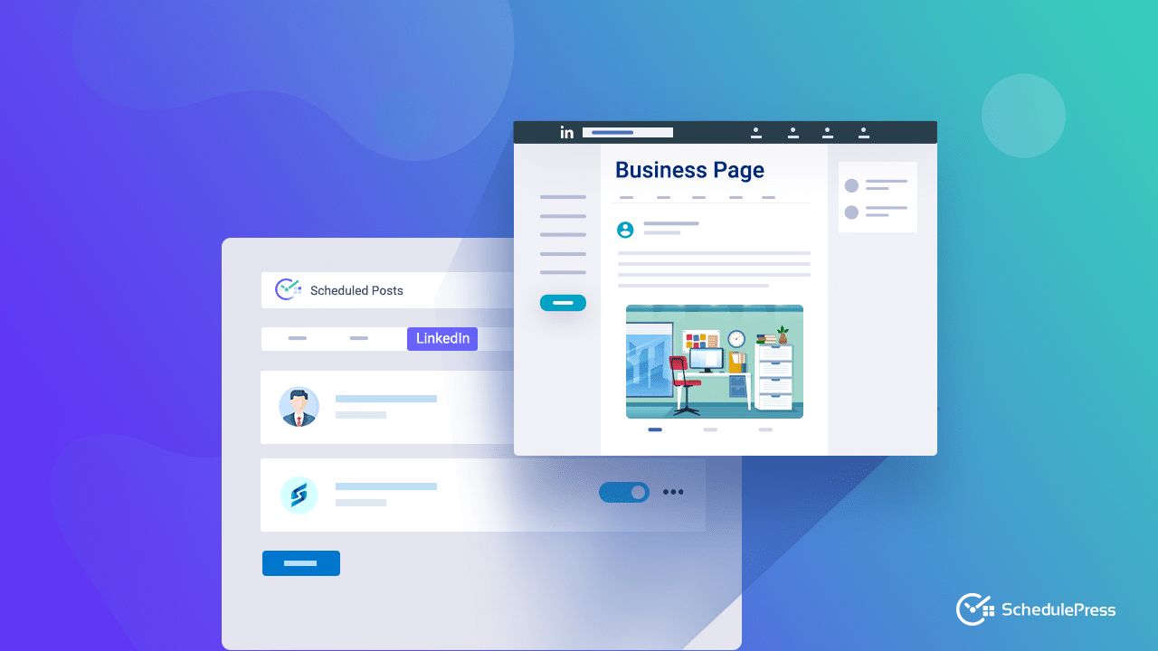 Auto Share WordPress Posts To LinkedIn Business Page with SchedulePress