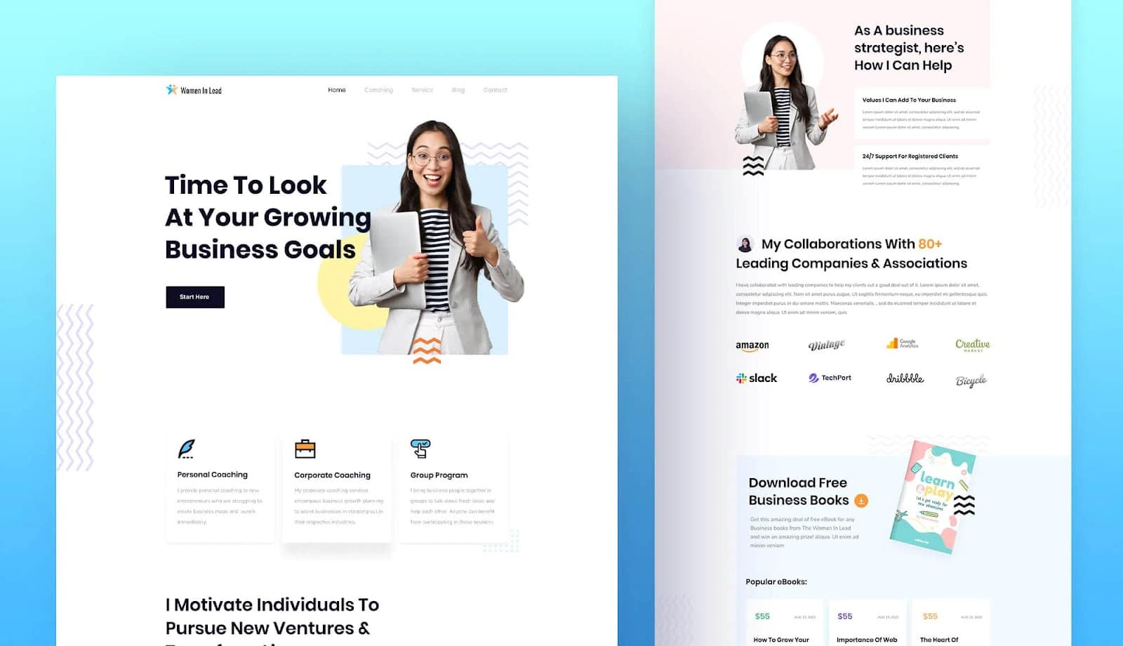 5+ Best Women's Website Templates For Elementor & Gutenberg