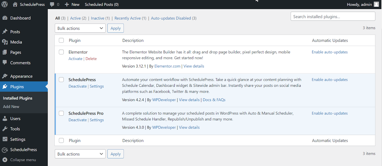 How to Schedule Updates in Published Blogs in Elementor with SchedulePress? 2 schedule updates in published blogs