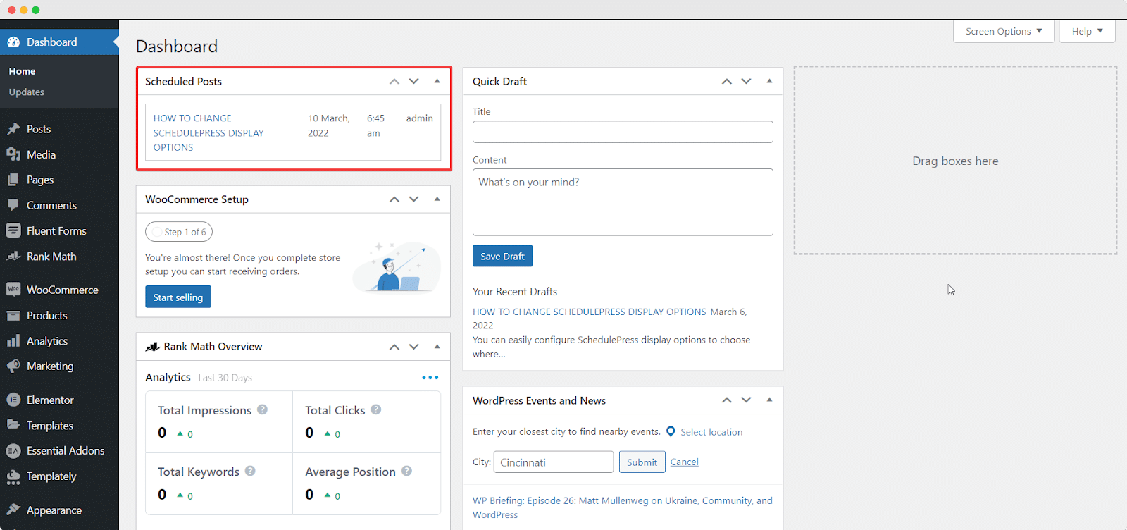 SchedulePress Display Options