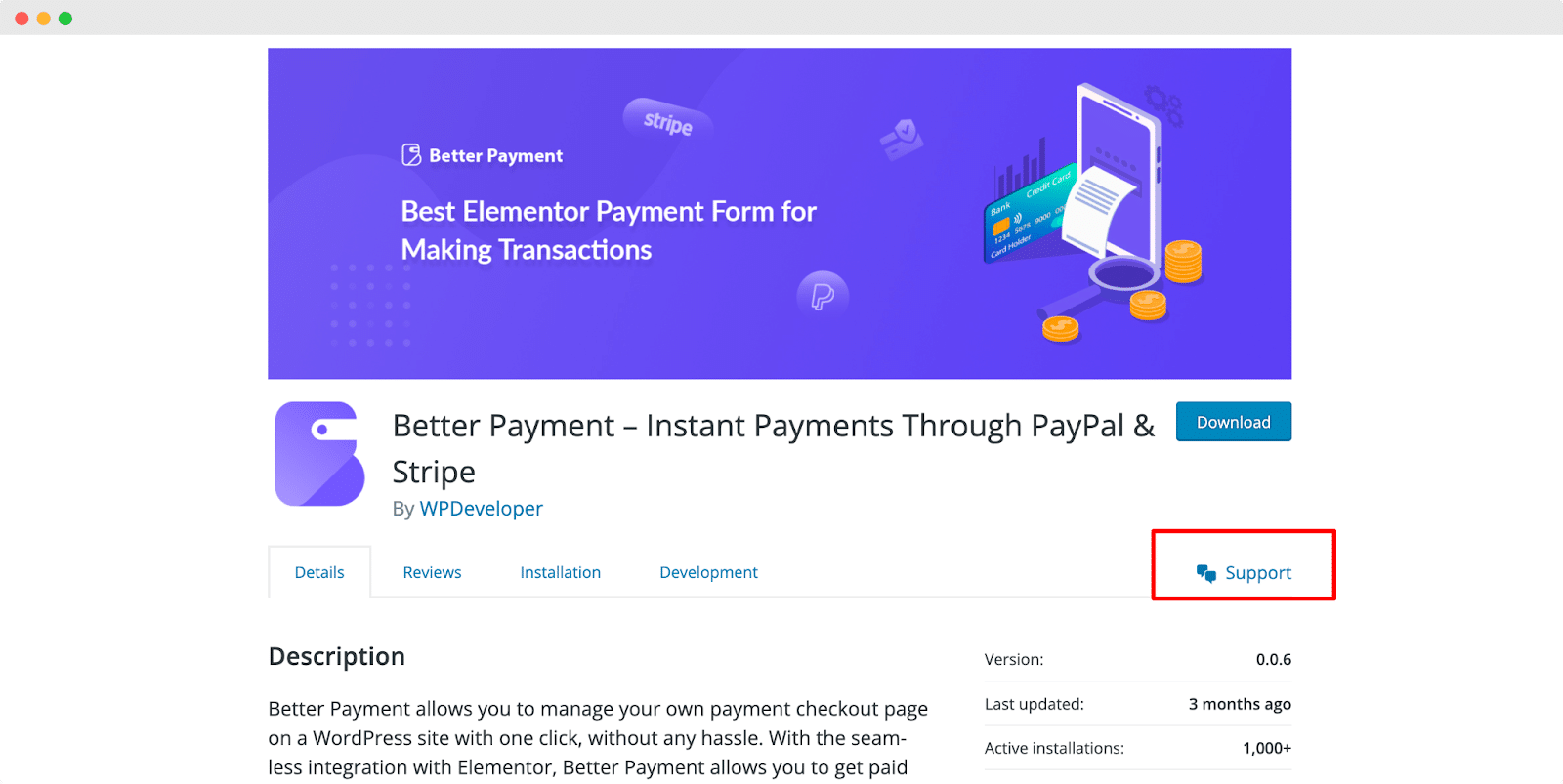 Support For Better Payment