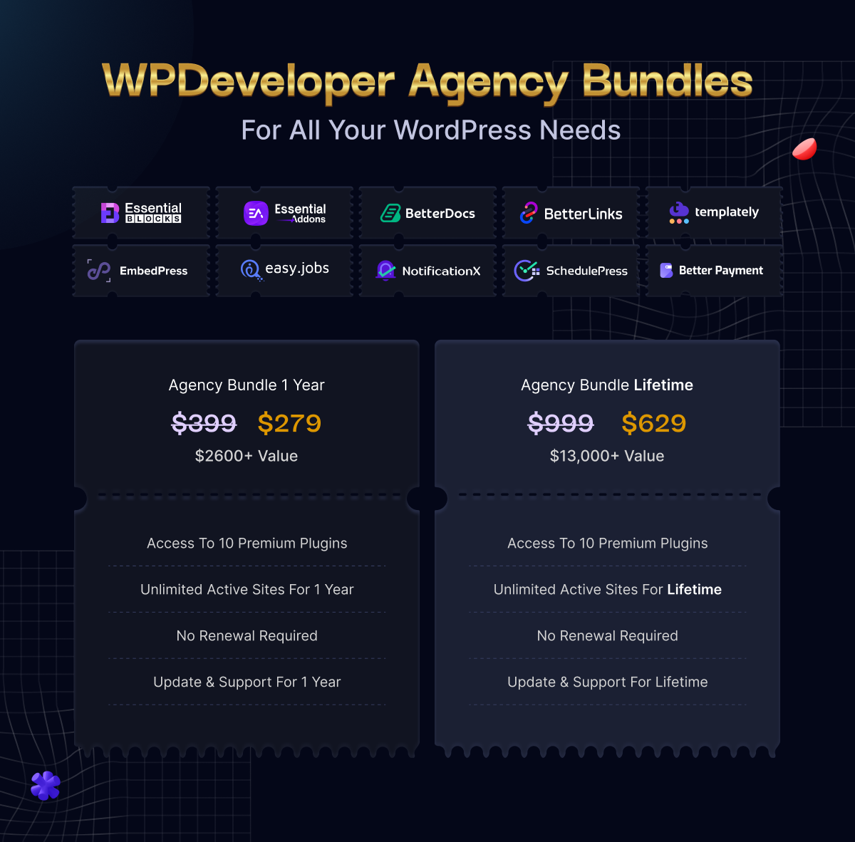 WPDeveloper best WordPress Black Friday Deals