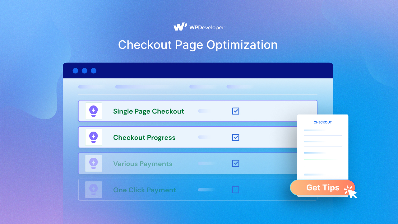 Checkout Page Optimization