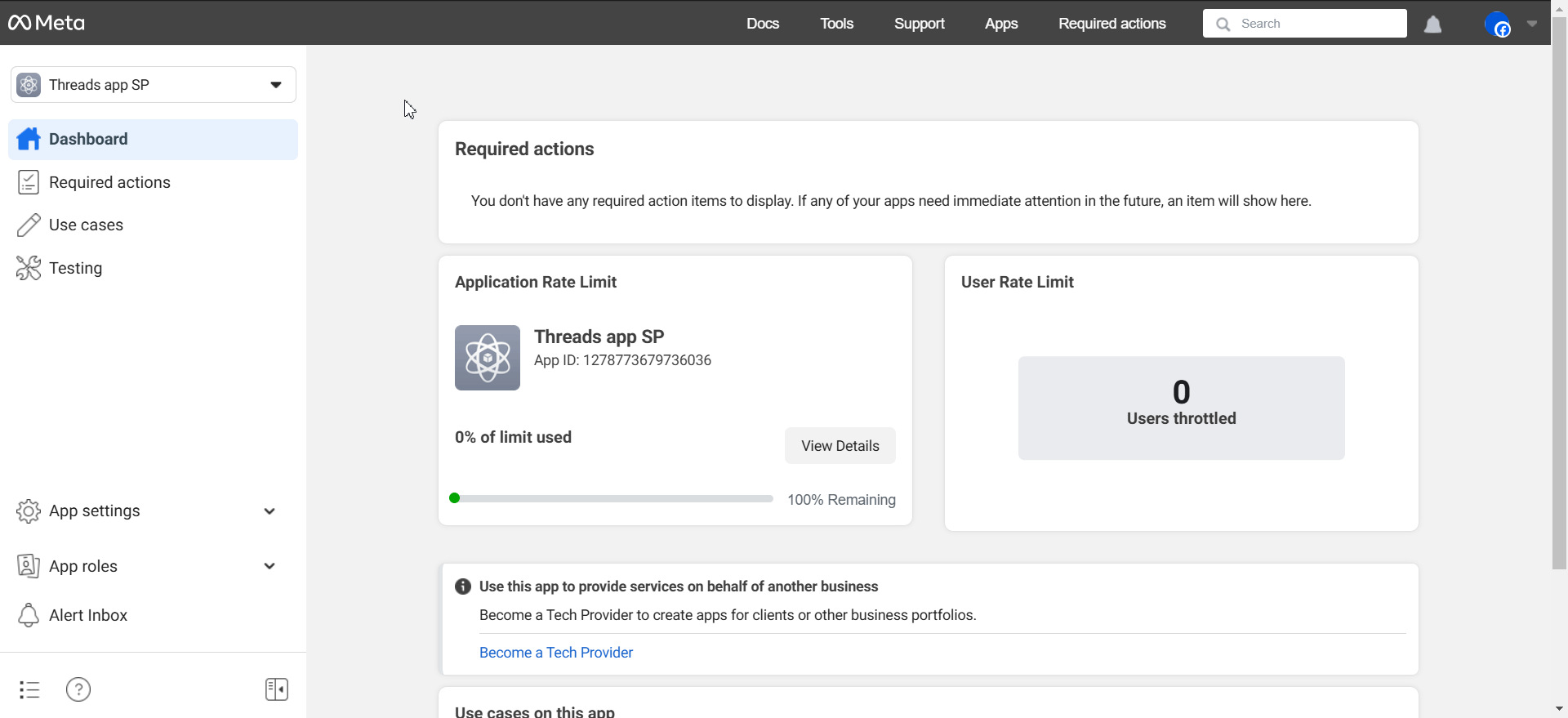 Step 3: Create Threads API & Add People to Your App 1