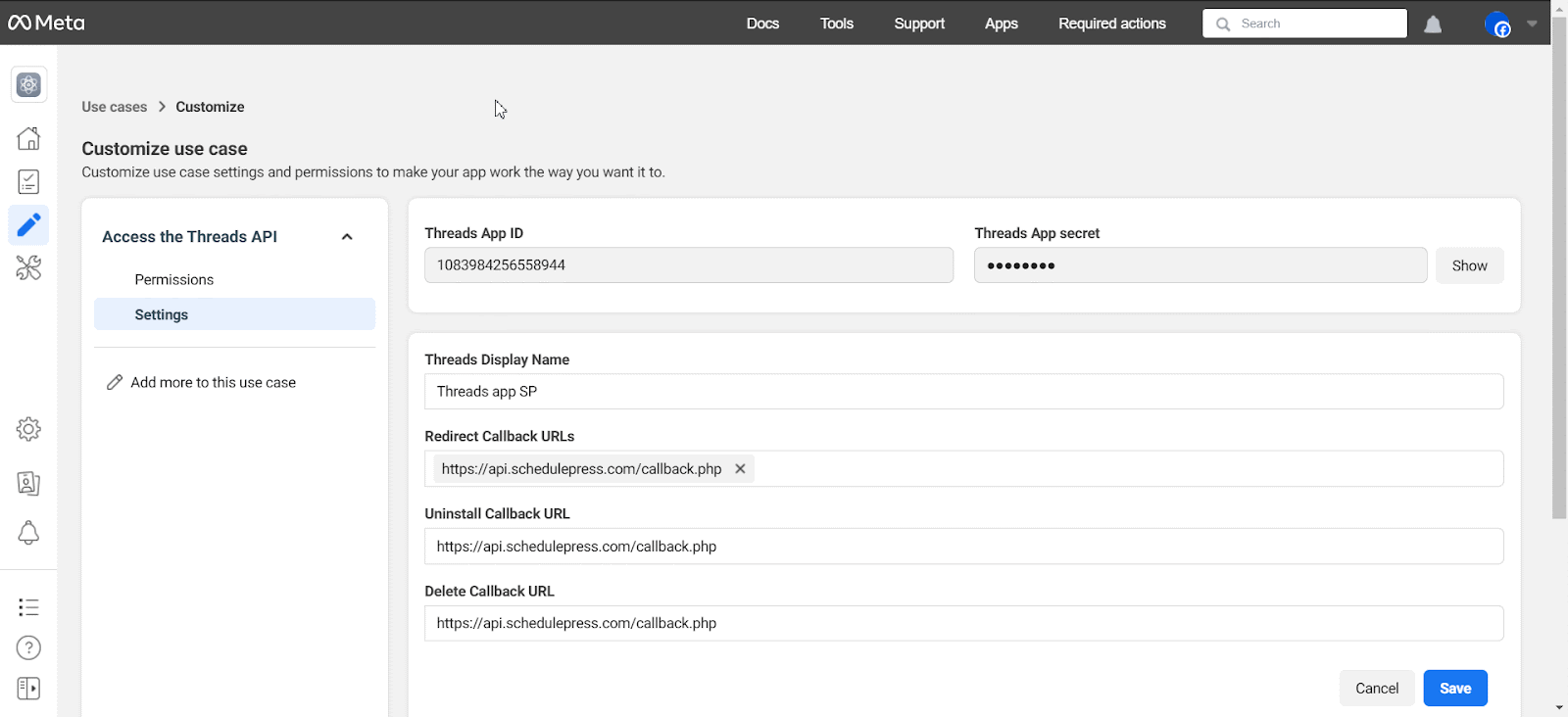 Auto Share WordPress Posts on Threads with SchedulePress