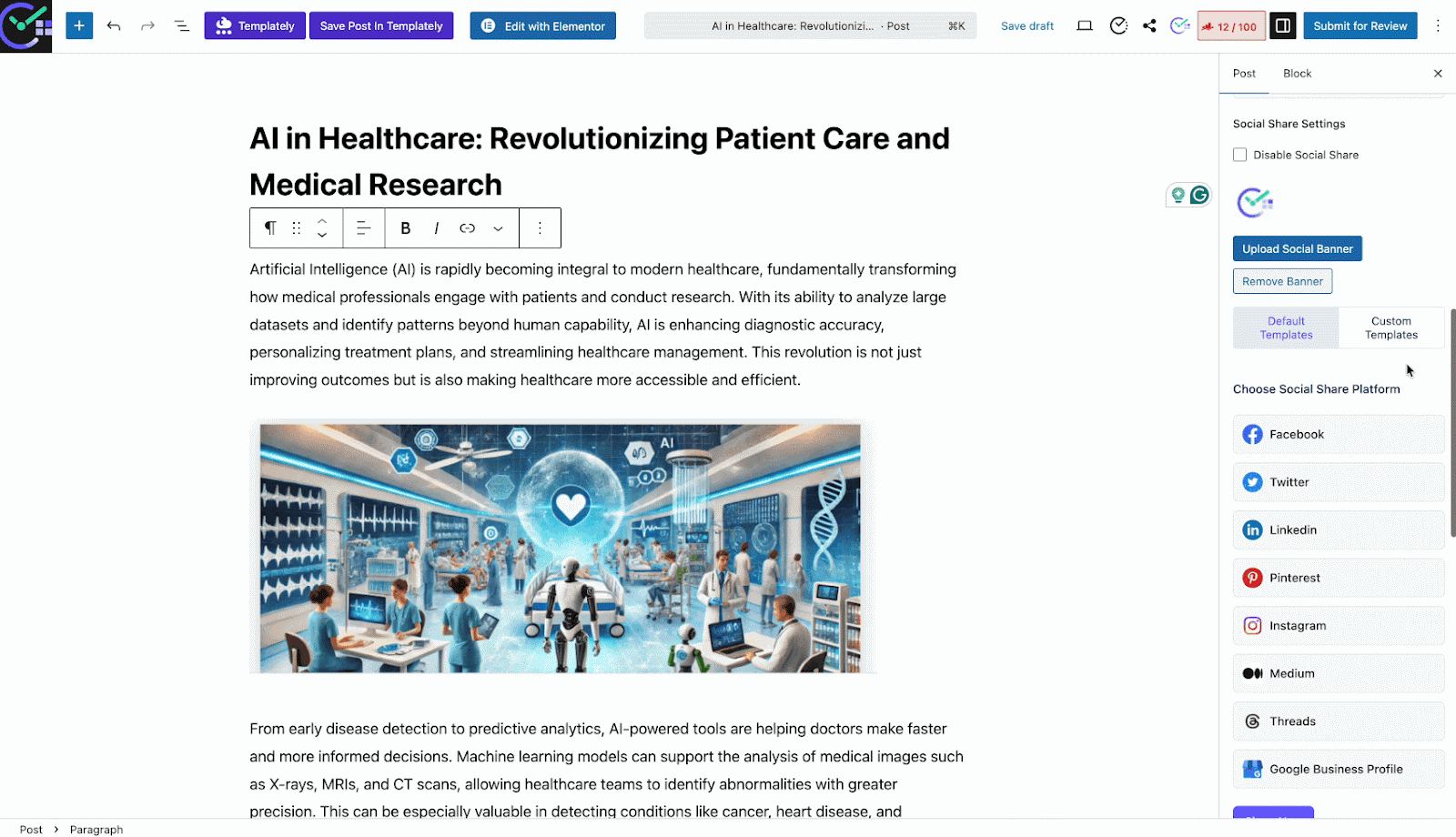 Automatically Share WordPress Posts on Medium