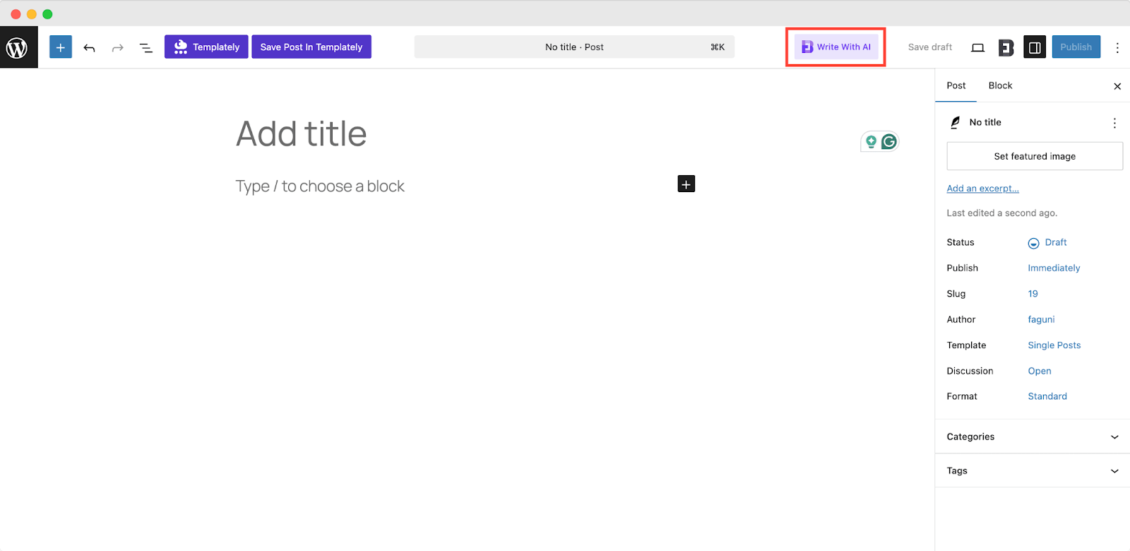 How to Configure Essential Blocks Write With AI Feature & Create Content For Posts/Pages? 4 Create a Post or Page with AI