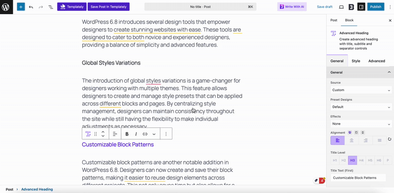 Customize AI-generated Content Customize AI-generated Content