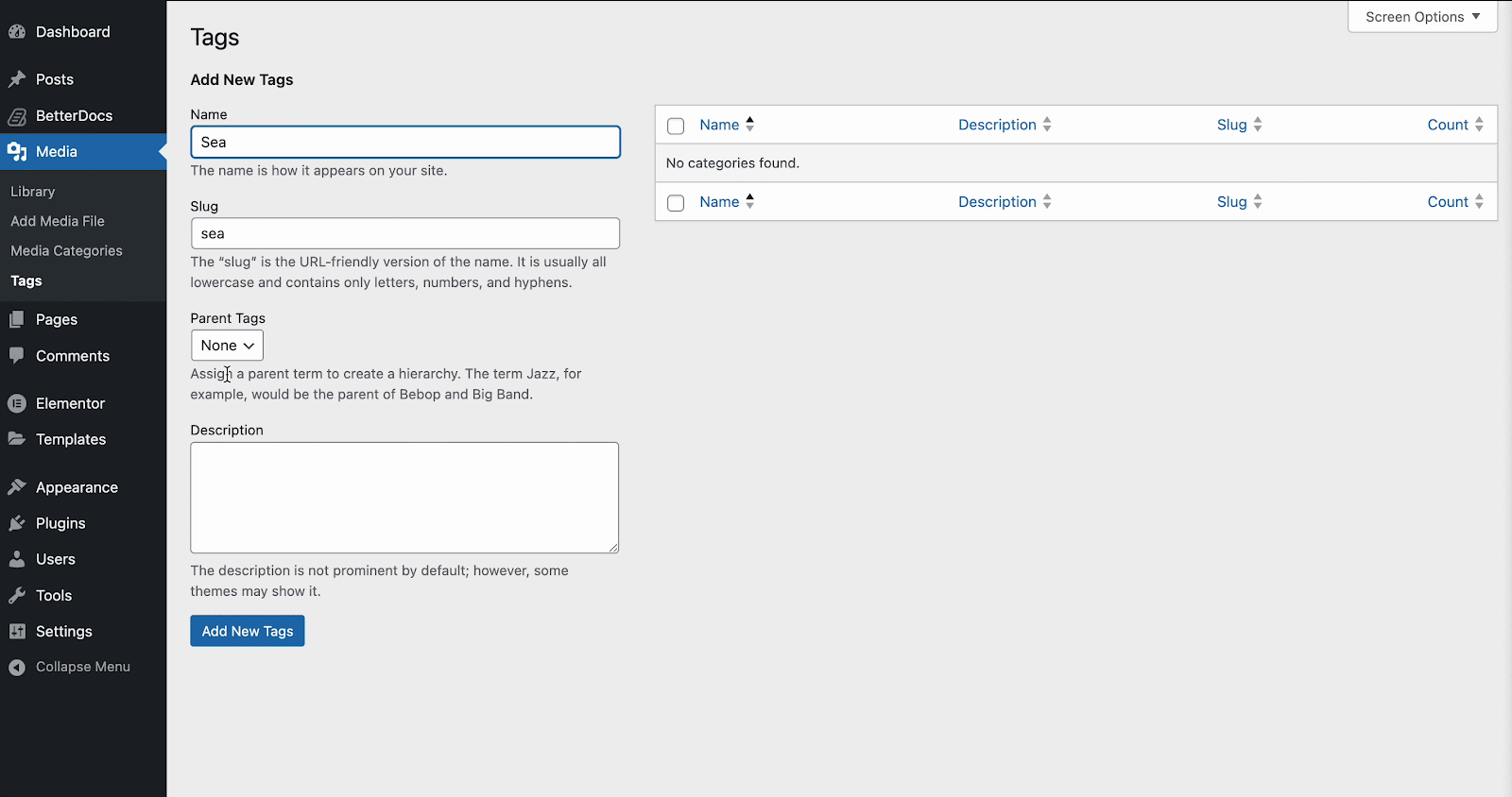 WordPress Media Library WordPress Media Library