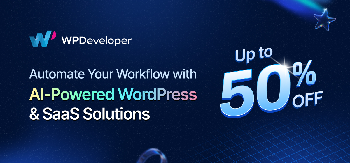 WPDeveloper AI & Workflow Campaign WPDeveloper AI & Workflow Campaign