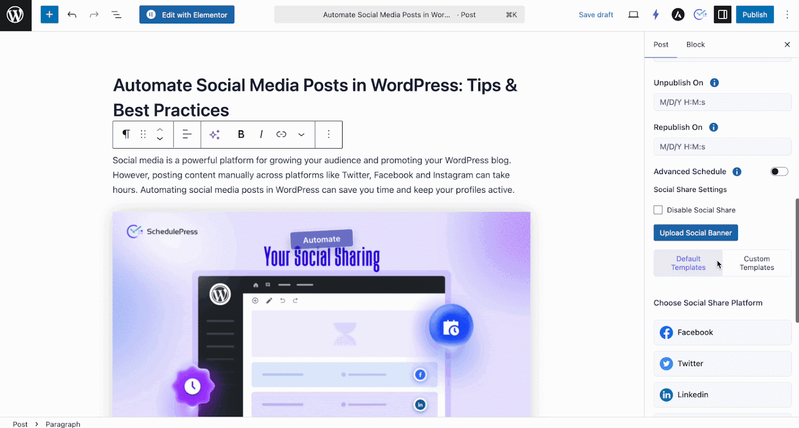 Share WordPress Posts on Google Business Profile