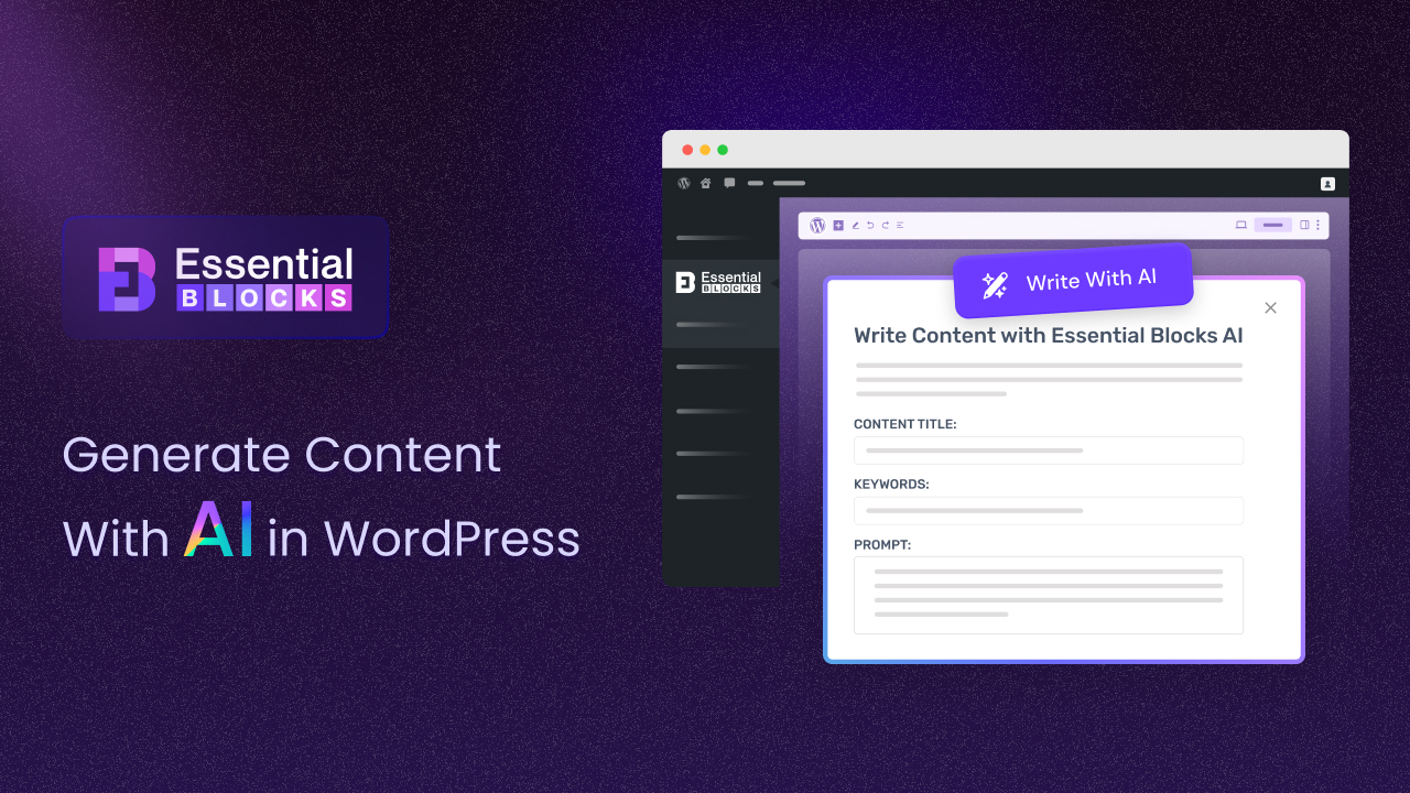 workflow automation with Essential Blocks workflow automation with Essential Blocks