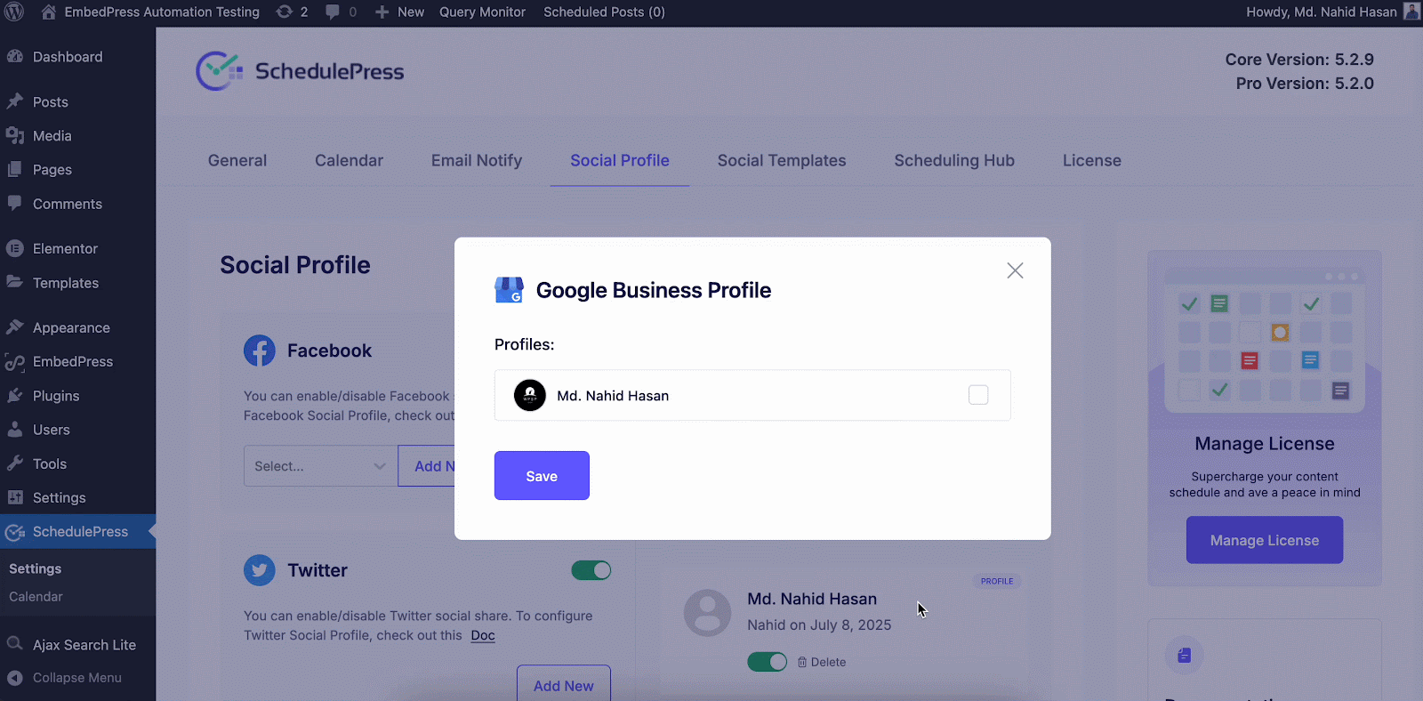 Share WordPress Posts on Google Business Profile