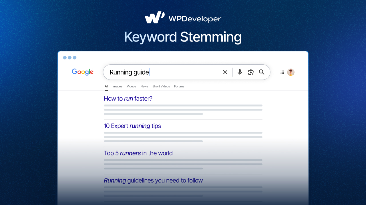 keyword stemming
