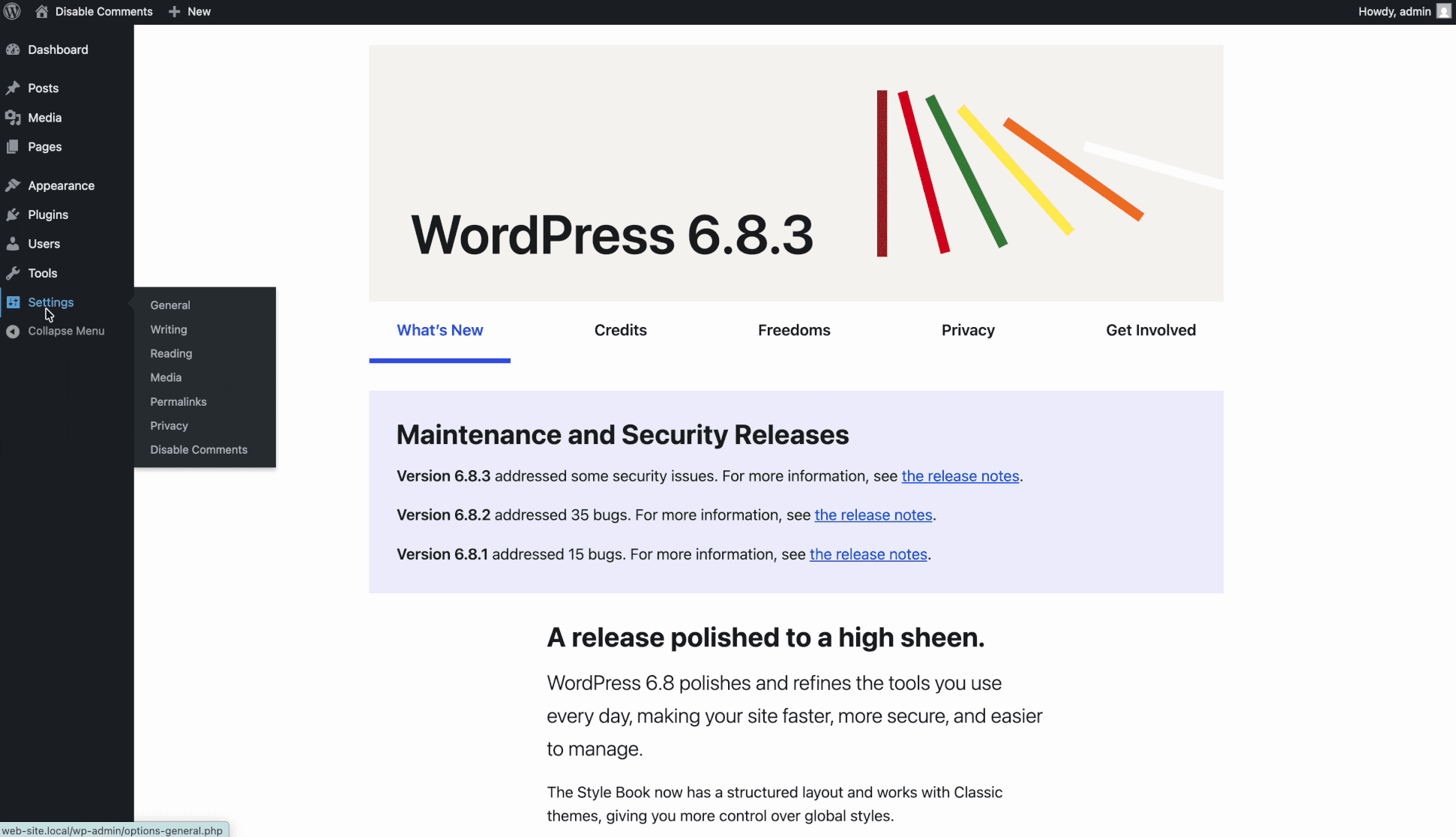 Show Existing Comments