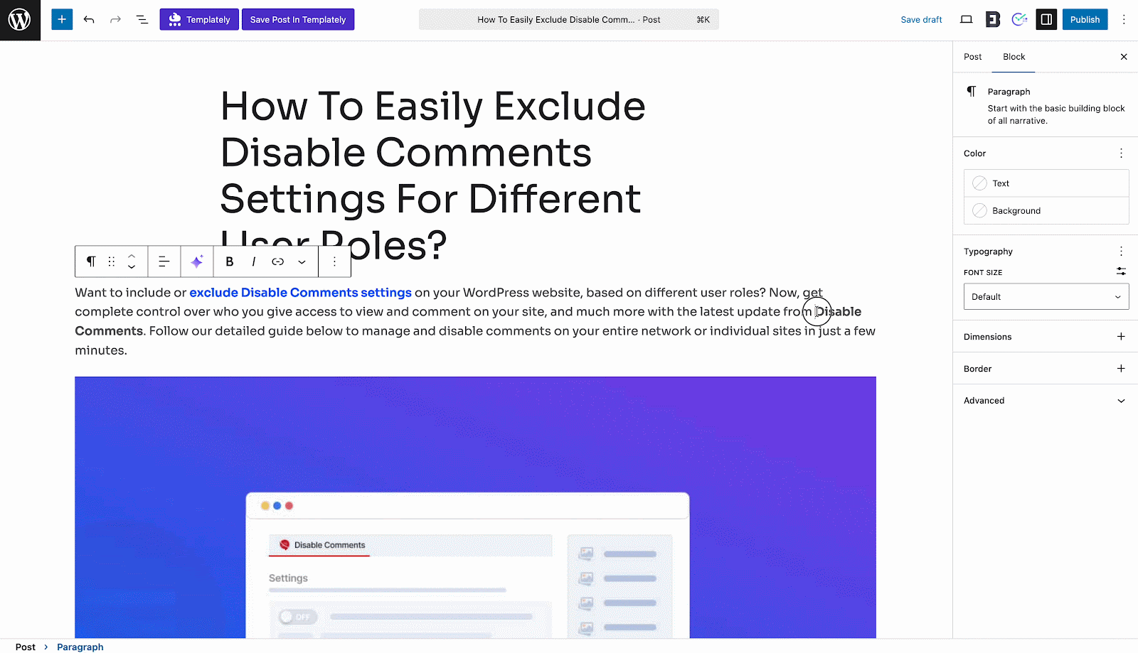How to Enable Certain Comment Types & Notes When Comments Are Disabled ...