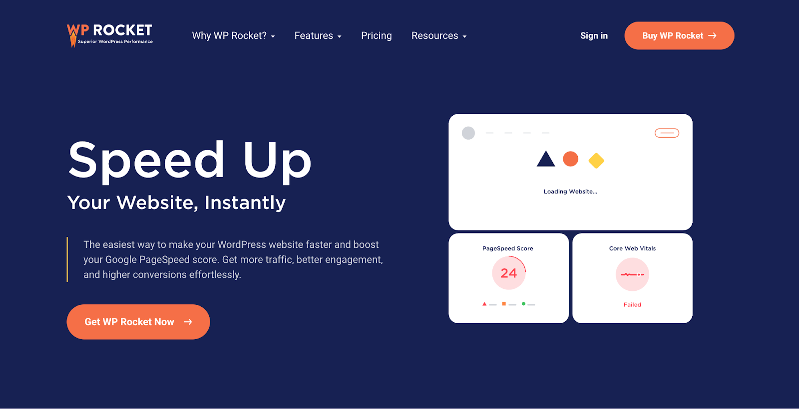WP Rocket to Speed Up WordPress website 