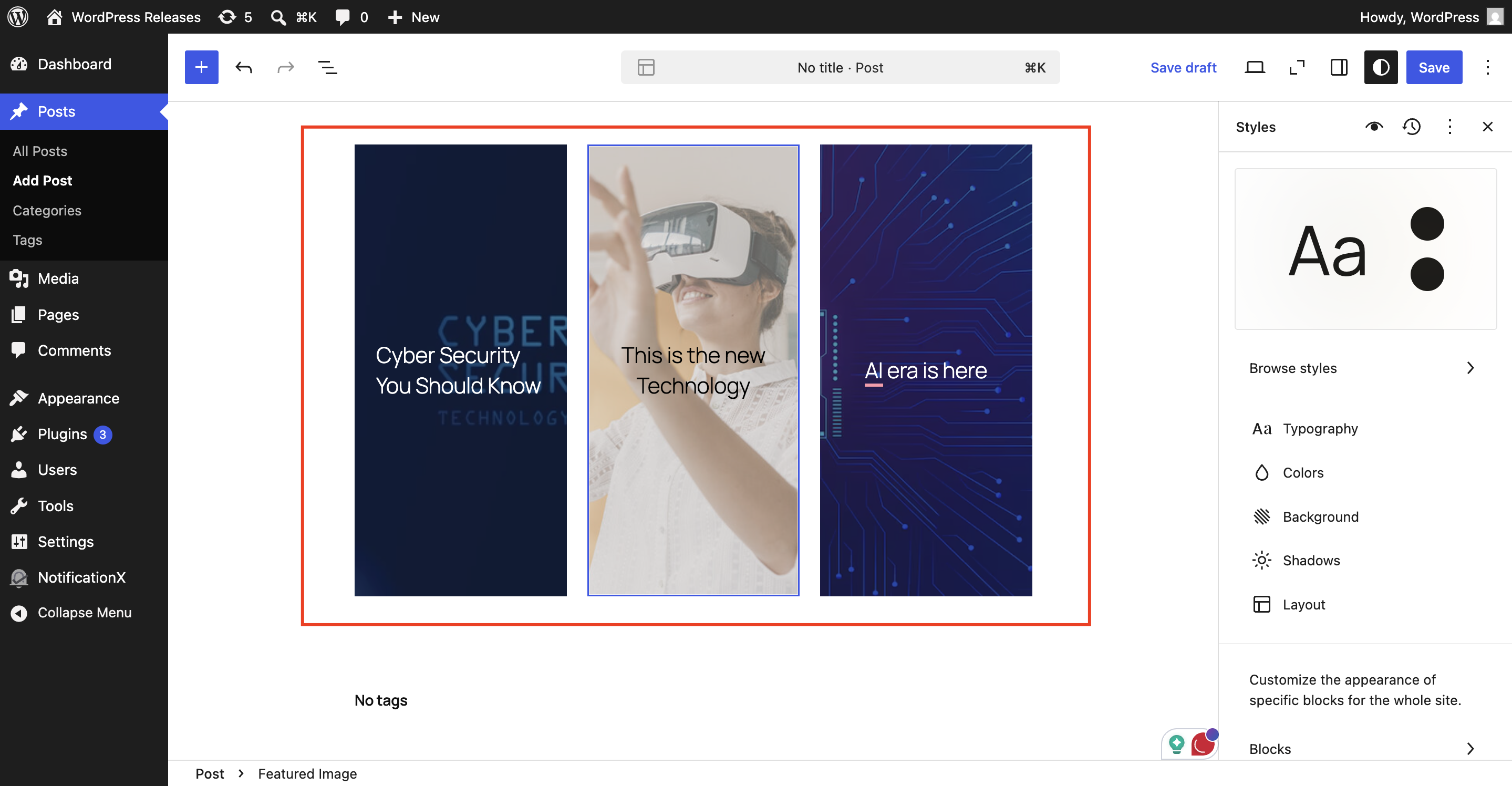 What’s Inside WordPress 7.0 “Armstrong”: AI Integration, Modernized Dashboard And More - WPDeveloper Grid Layout