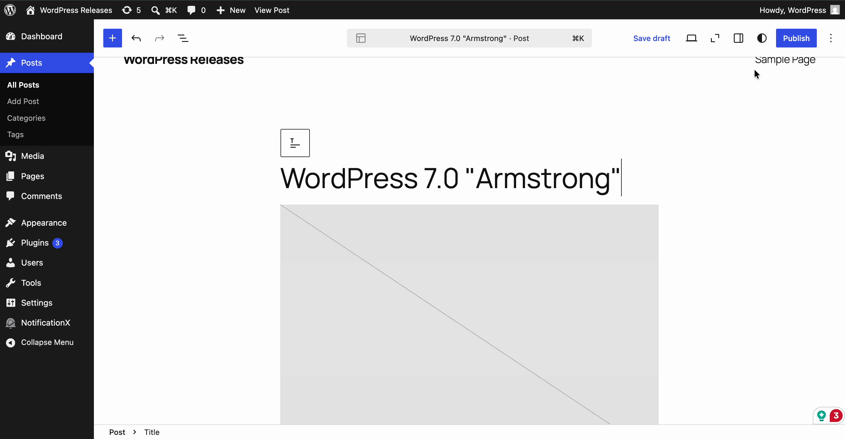 What’s Inside WordPress 7.0 “Armstrong”: AI Integration, Modernized Dashboard And More - WPDeveloper WordPress 7.0 Typography