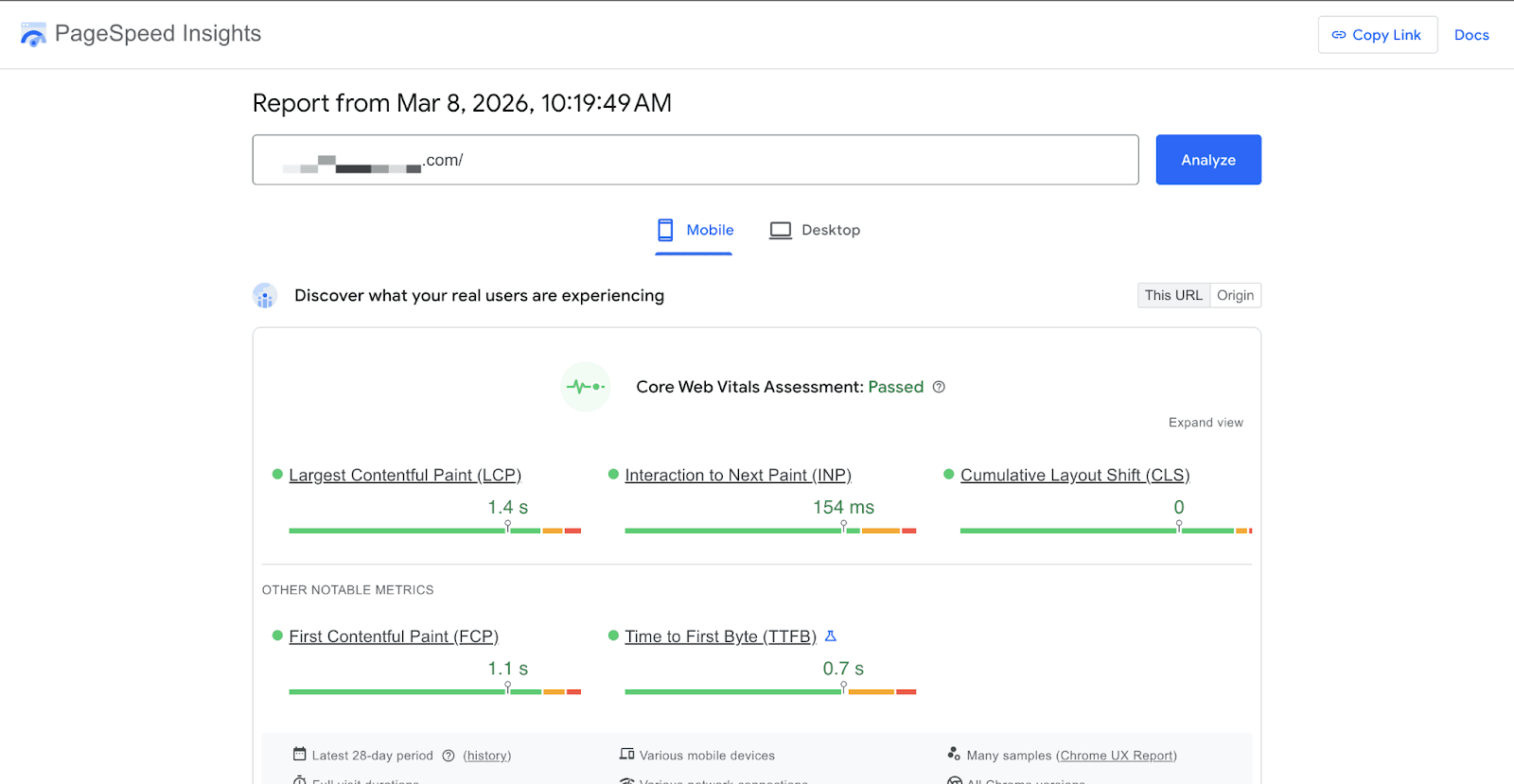 Google PageSpeed Insights